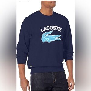 Lacoste Men's Dark Blue Crewneck Sweater